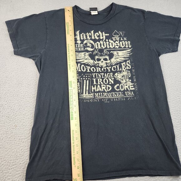 Harley Davidson Motorcycle Shirt Extra Large Kansas City MO Gails Feel the Power - Picture 3 of 9